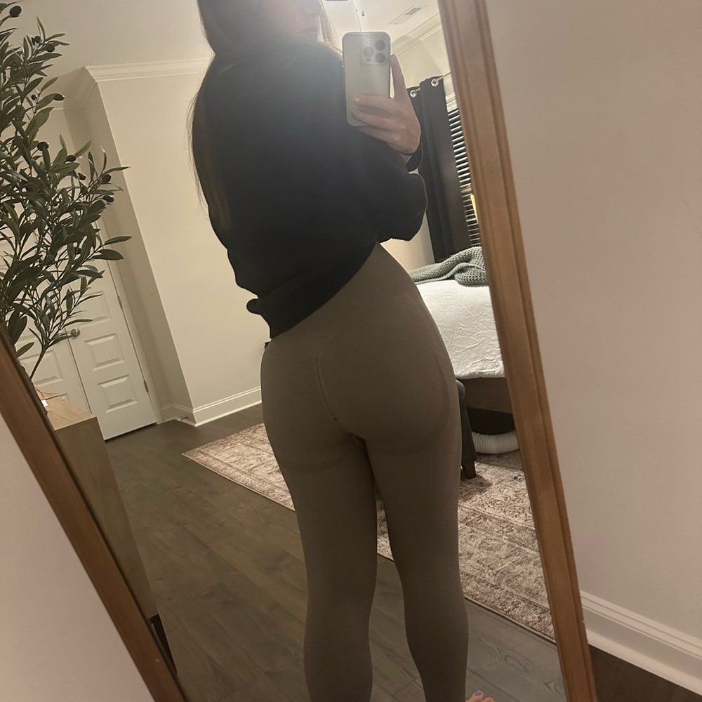 AYBL - Taupe Marl Empower Seamless Leggings size M - Picture 9 of 10